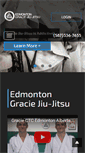 Mobile Screenshot of edmontongraciejiujitsu.com